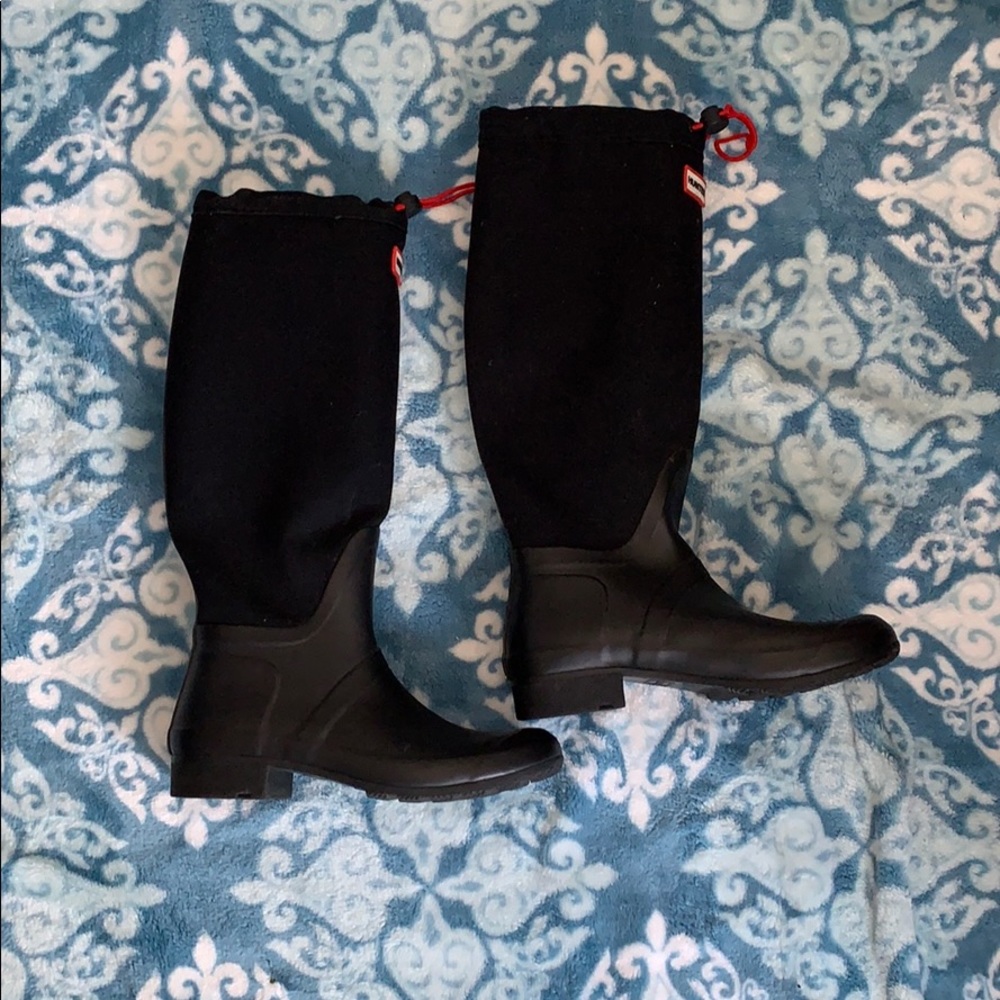Hunter boots size 8